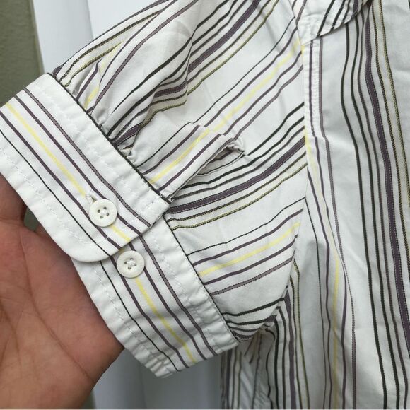 North Face Striped Button Down Women’s Tee - Picture 11 of 16